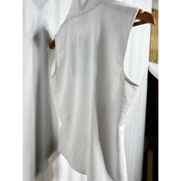 Sailor-Sailor Britt Sleeveless Golf Top White SZ SM UPF 50+ Resortwear NWT - Picture 11 of 12